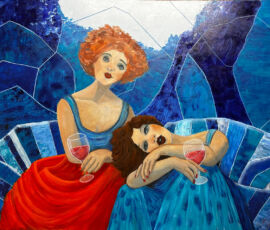 Bonnie McLean bonnie mclean, the party is over, 36 x 48