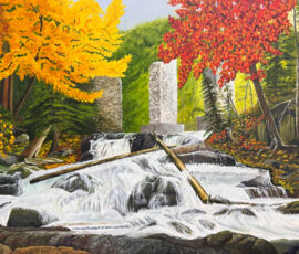 carbide willson ruin, gatineau park by chris dickson