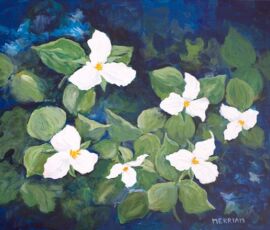Aileen Merriam meandering acrylic